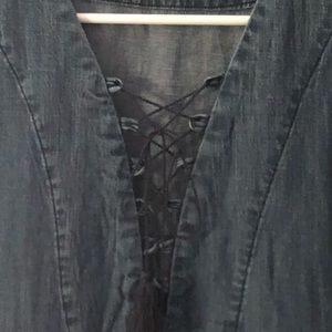 Sleeveless Jean Dress